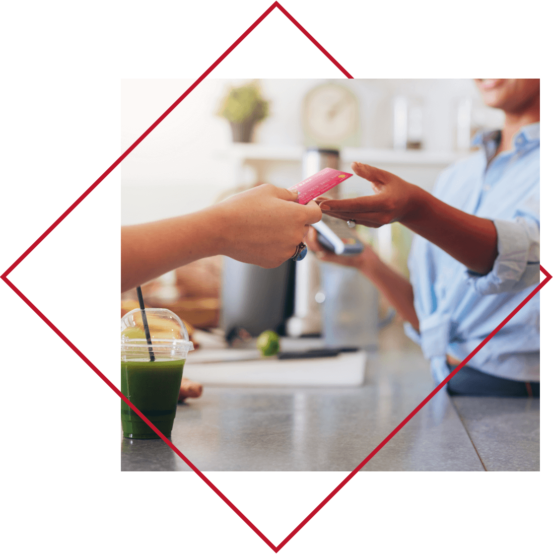 Business transaction using Ariston Credit Union credit card.